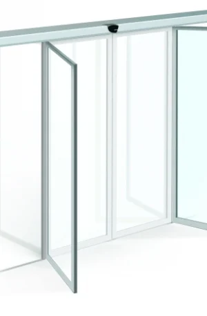 Cửa bản lề sàn tự động Eurowindow